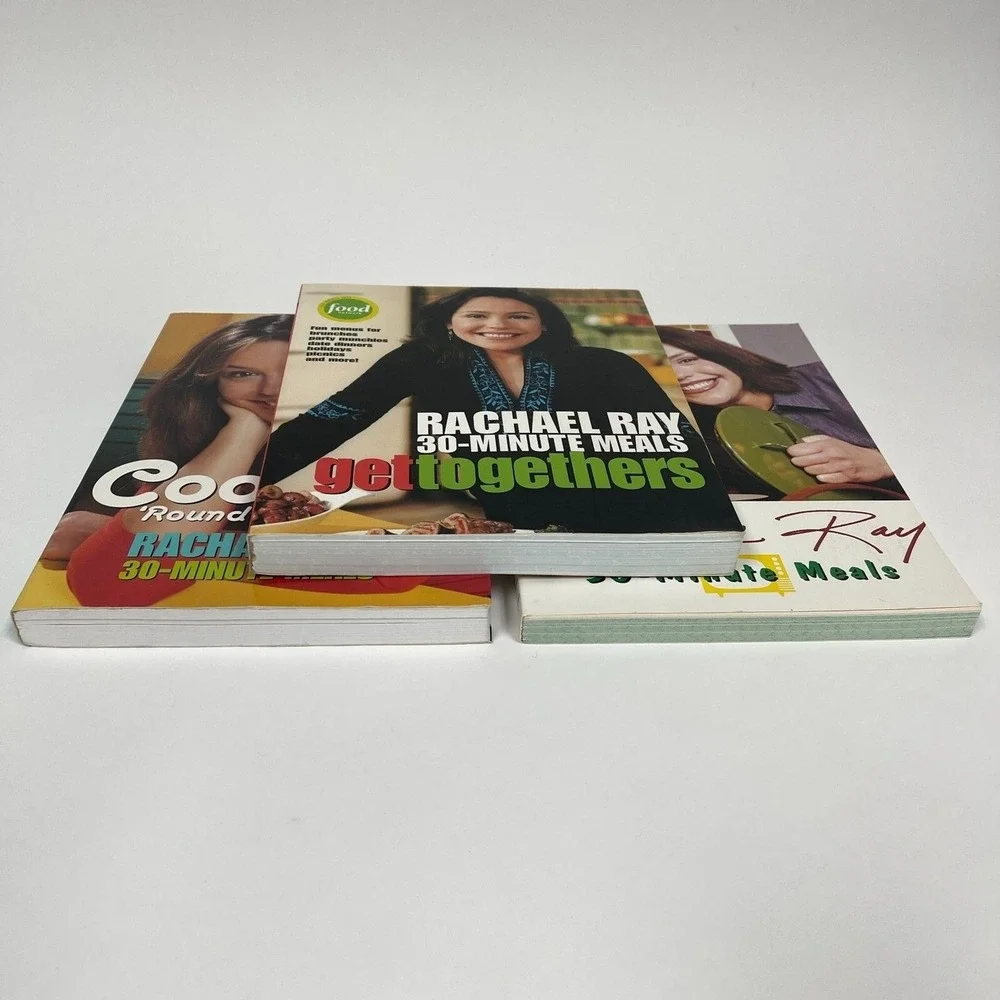 Rachael Ray Books 30-Minute‎ Meals Cookbooks Recipes Lot of 3